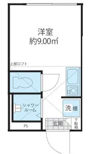 Shanti Casa四谷若葉【1階】の間取り
