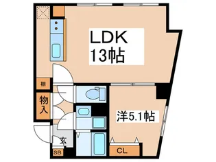VISTA要町【2階】の間取り