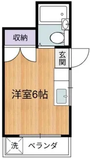 ユマニテ調布【2階】の間取り