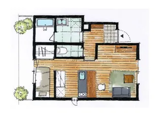 Botanical平井 (ボタニカル)【1階】の間取り