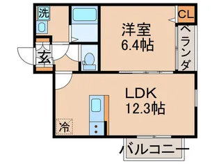 グランクオール金町【1階】の間取り