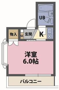 アーバンコート川崎中原【3階】の間取り