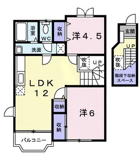 グランデージII【2階】の間取り