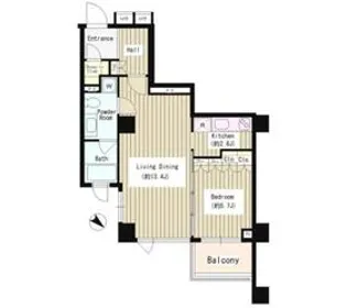 テラッツァ表参道【2階】の間取り