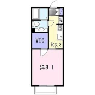 サウサリート【1階】の間取り