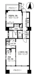 シャリエ錦糸町石原【5階】の間取り