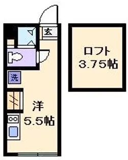 フロレゾン北千住【2階】の間取り