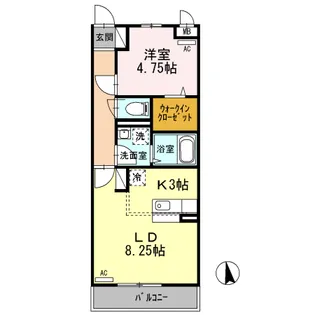 サウスステージ【2階】の間取り