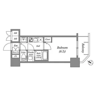 メインステージ大阪ノースマーク【3階】の間取り