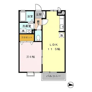 グランブルー【2階】の間取り