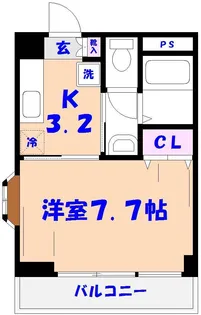 ベルゾーネ聖香【1階】の間取り