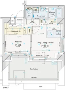コンシェリア上野【9階】の間取り