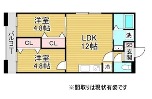 CASA垂水駅前【2階】の間取り