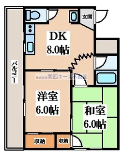 メゾン深野【2階】の間取り