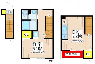 ミハス上高井戸の間取り