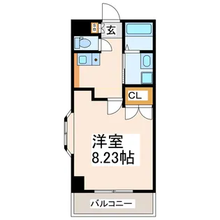 メイン石井【6階】の間取り