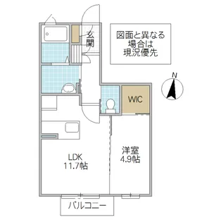 シャーメゾンTAHARA【1階】の間取り