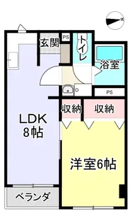 ユニオンスクエア【4階】の間取り