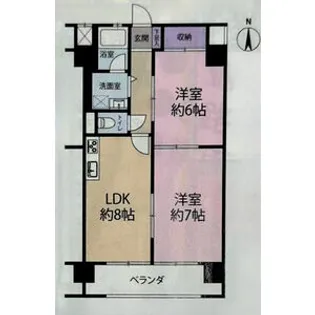 メゾン金山【7階】の間取り