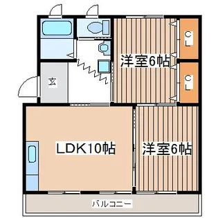 昭和コーポ【1階】の間取り