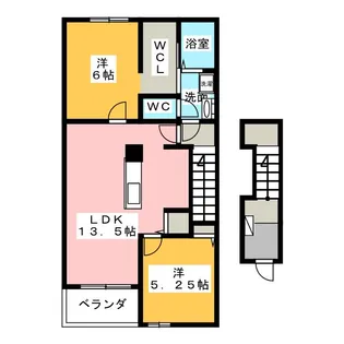 グランツ英駿【1階】の間取り