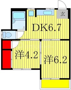 サンテラス柏第2【2階】の間取り