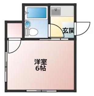 宝コーポI【1階】の間取り