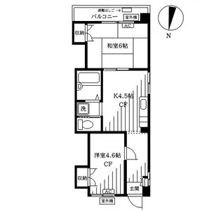 坂井ビル【3階】の間取り