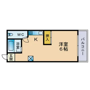 八尋ビル【2階】の間取り