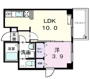 ドゥー・パラダイム【3階】の間取り
