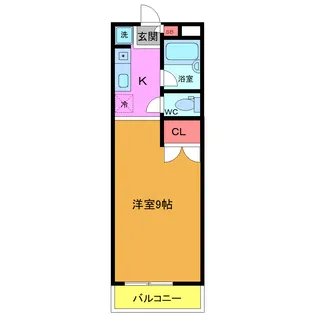 アフェット津田沼【2階】の間取り