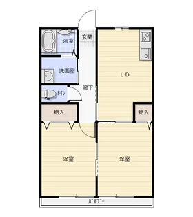 かたつけや【2階】の間取り