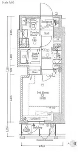 ベルシード蒲田【6階】の間取り