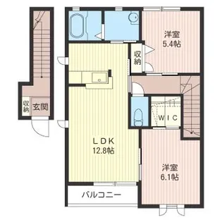 レーベンドルフ F 203号室【2階】の間取り