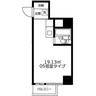 谷郷館【4階】の間取り