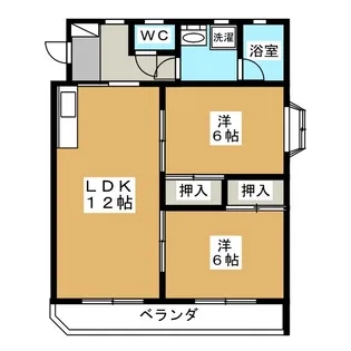 グロリアス21st【1階】の間取り