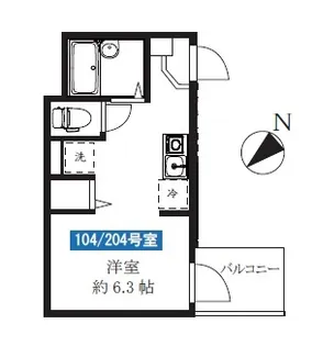 カーサリベルタ【1階】の間取り