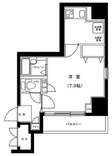 アフェクシオン日本橋人形町【8階】の間取り