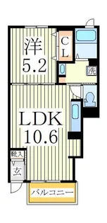 イーストヒルVI【1階】の間取り