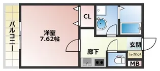 アリエッタ平野【1階】の間取り