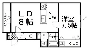 Le Soleil 新釧路川 弐番館【3階】の間取り