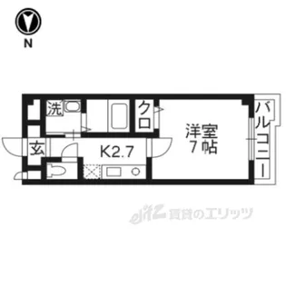 コーポFカーム【2階】の間取り