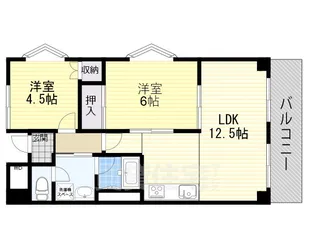 パークハイツミシマVOL 2【4階】の間取り