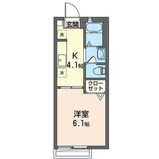 クレベール【2階】の間取り