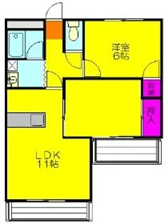 ファミールカンダ【2階】の間取り