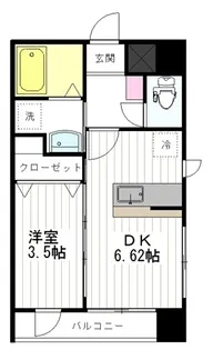 ピアチェーレ榴岡【2階】の間取り