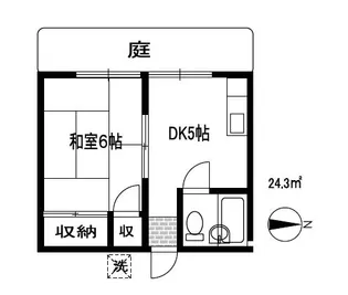 YSコーポ【1階】の間取り