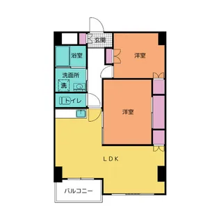 和光ビル【9階】の間取り