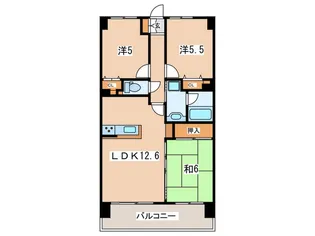 レクセルプラザ本厚木【10階】の間取り