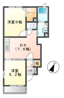 フォーリスト【1階】の間取り